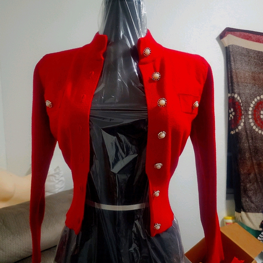 Red small Sweater women